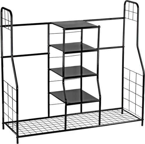 Home-it Golf Organizer - Extra Large Dual Storage Rack for Bags, Clubs, Balls & Accessories | Ideal for Garage & Basement