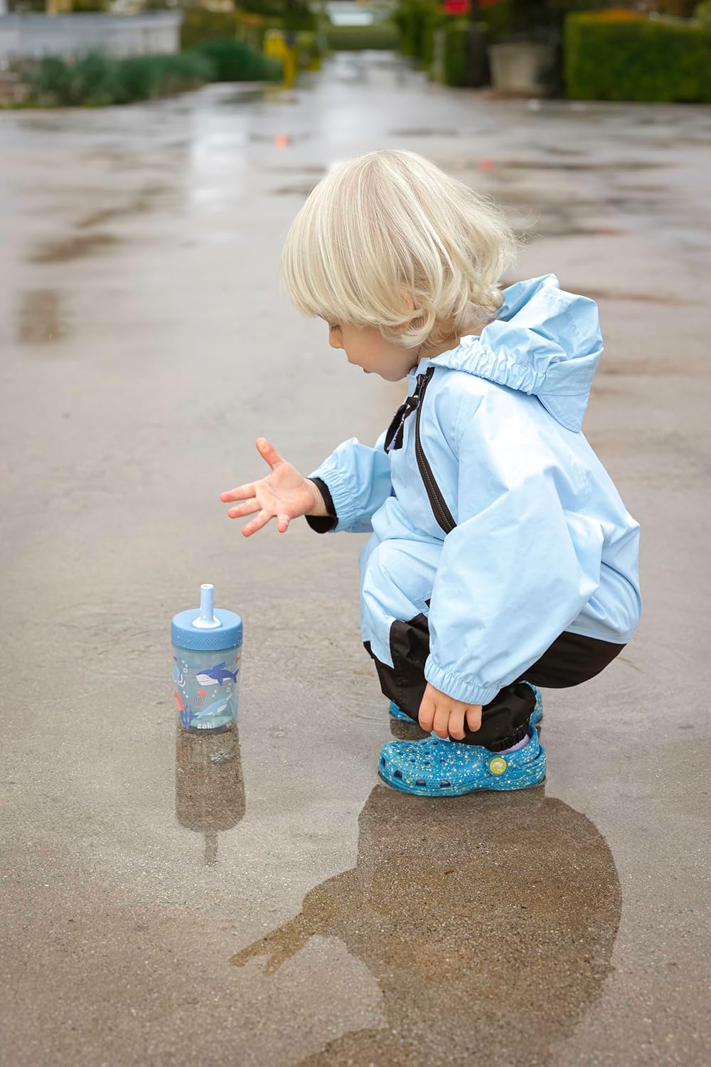 Zak Designs Peppa Pig Toddler Tumblers - 9oz Double Wall Leak-Proof Sippy Cups, 2-Pack for Kids