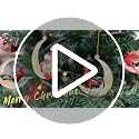 Chicken on the Moon Acrylic Christmas Tree Ornament, Holiday Gift