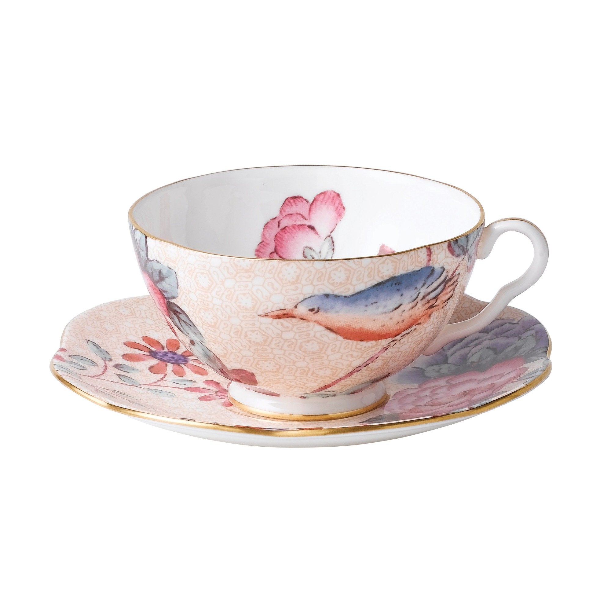 Wedgwood Cuckoo Teacup & Saucer Set