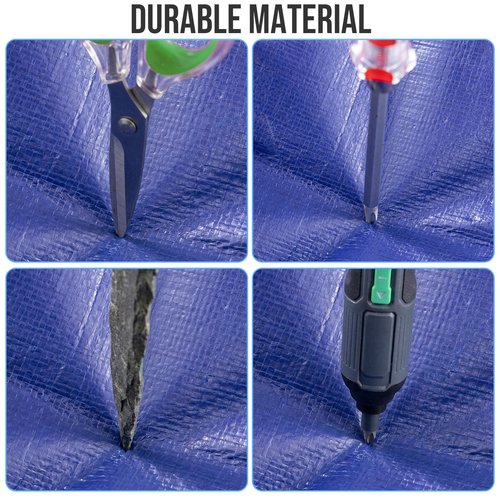 TAILI 4 Pack Dark Blue Extra Large Moving Bags, Heavy Duty Totes with Visible Window, Wrap Around Handles, Great for Storage