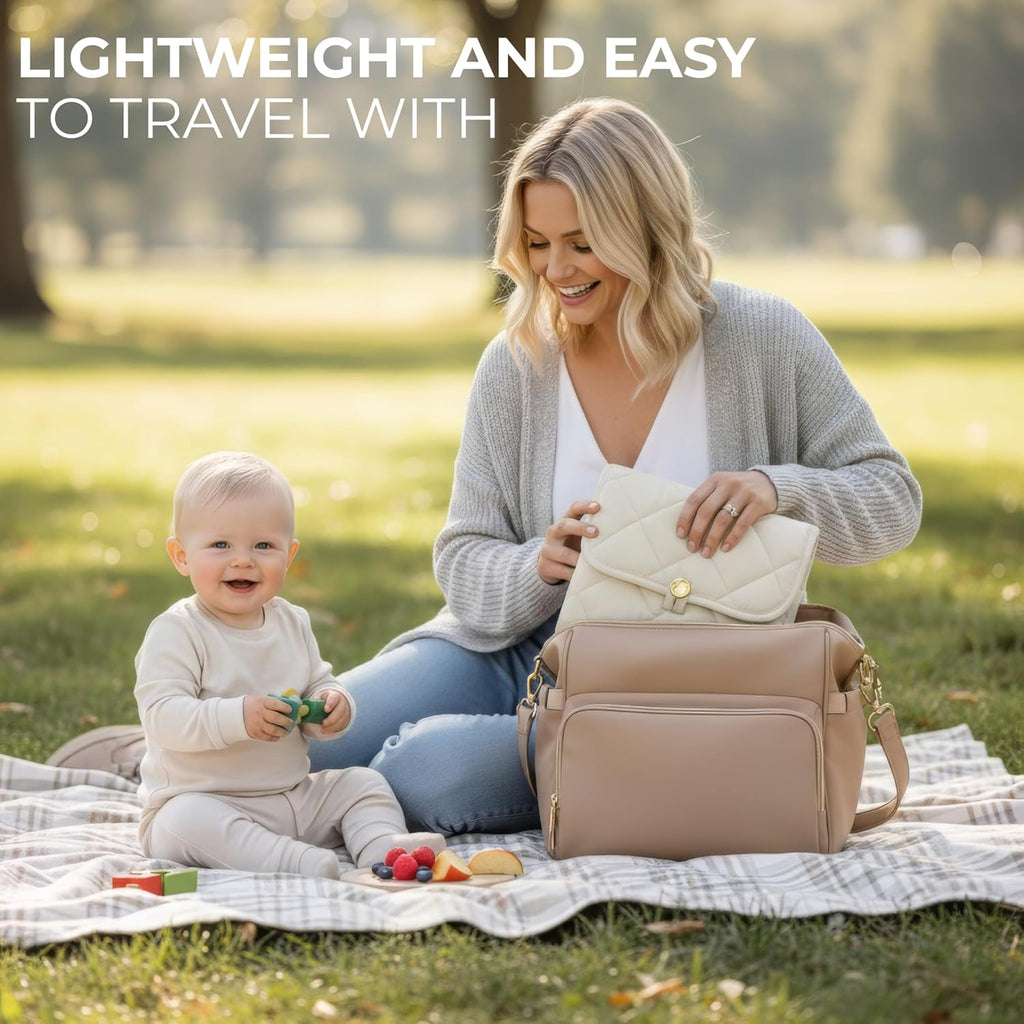 Skiennix Portable Diaper Changing Pad - Soft, Easy to Clean & Lightweight Travel Mat for Babies