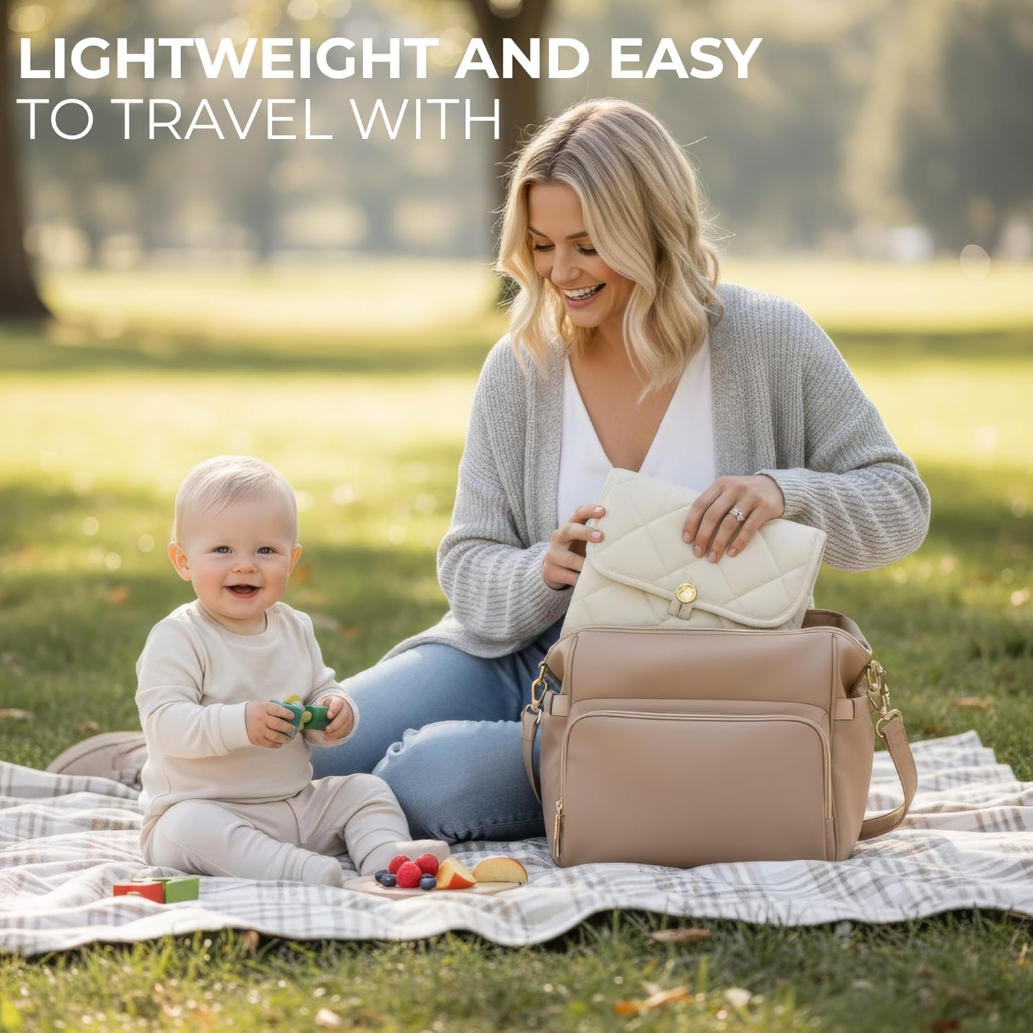 Skiennix Portable Diaper Changing Pad - Soft, Easy to Clean & Lightweight Travel Mat for Babies