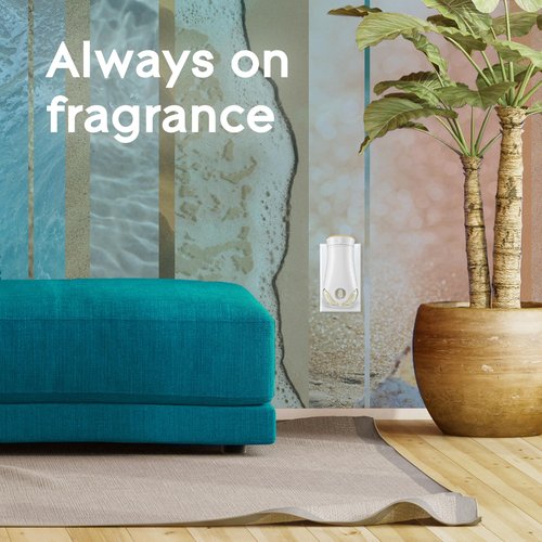 Glade PlugIns Refills Air Freshener, Scented and Essential Oils for Home and Bathroom, Aqua Waves, 3.35 Fl Oz, 5 Count