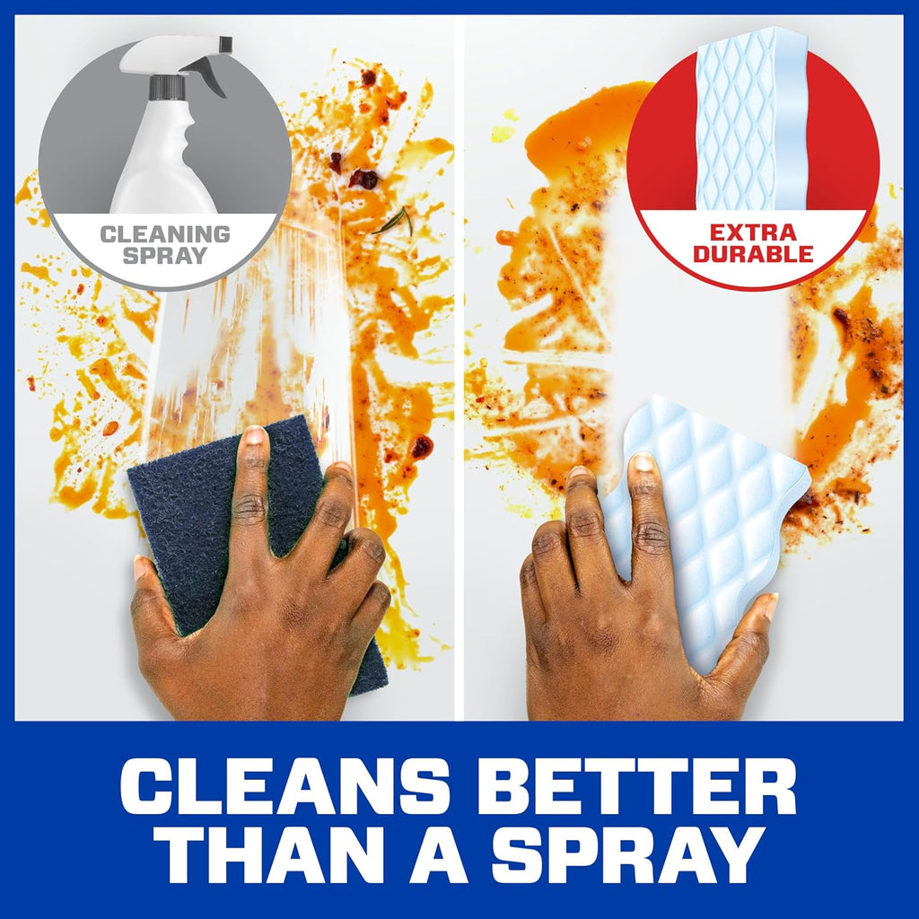 Mr. Clean Magic Eraser Sponge - All-Purpose Cleaning Scrubber Variety Pack | 6 Count with Ultra Thick, Foamy & Durable Options
