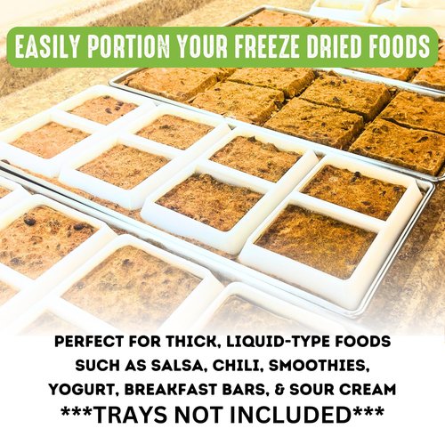 Sophos Survival Tray Dividers for Harvest Right Freeze Dryer Tray (Green, Set of 16 - Fits 4 Medium Trays)