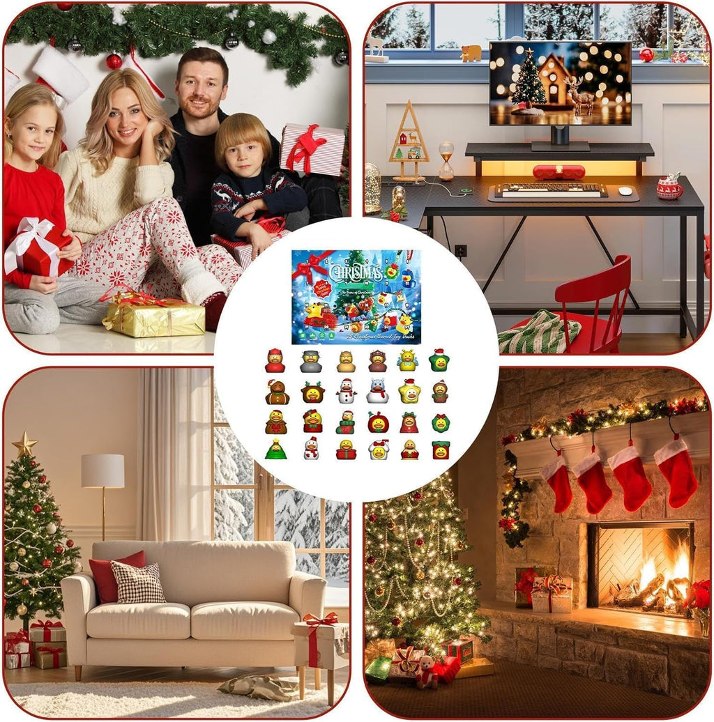 Skiennix Advent Calendar Rubber Ducks - 24 Days of Surprises for Kids | Perfect Christmas Gift