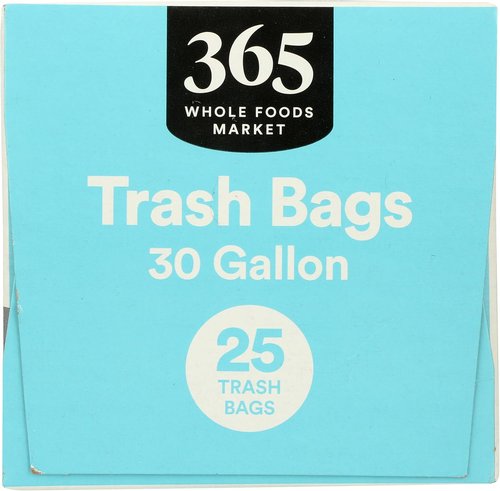365 by Whole Foods Market | Flextra Strength 30 Gallon Drawstring Trash Bags - 25 Count