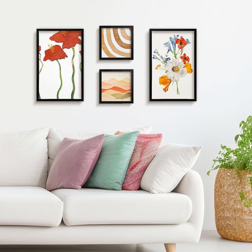 LaVie Home 11x17 Picture Frame - Classic Black Photo Frame | 2-Pack with HD Plexiglass for Vertical/Horizontal Display