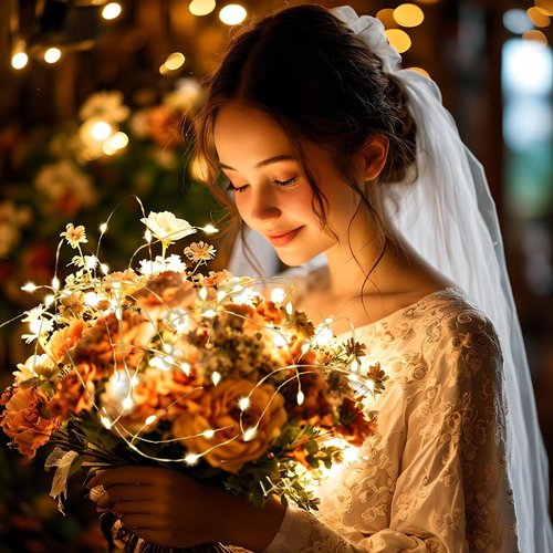 Etinga Fairy Lights - 6 Pack Battery Operated String Lights | 10 LEDs on 3.3ft Silvery Copper Wire, Warm White