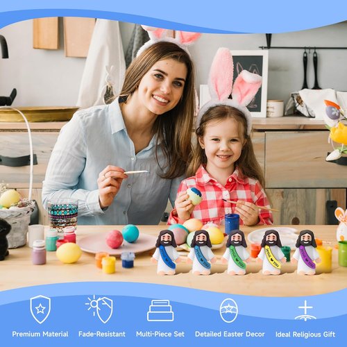 Little Jesus Figures by [Brand Name] - 200Pcs Religious Action Figurines | Perfect Easter Egg Stuffers