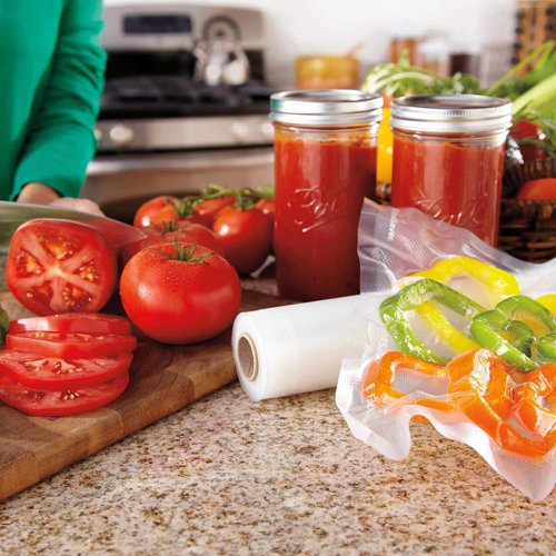 FoodSaver Vacuum Sealer Bags - Custom Length Rolls for Airtight Food Storage | 5 Count Multipack