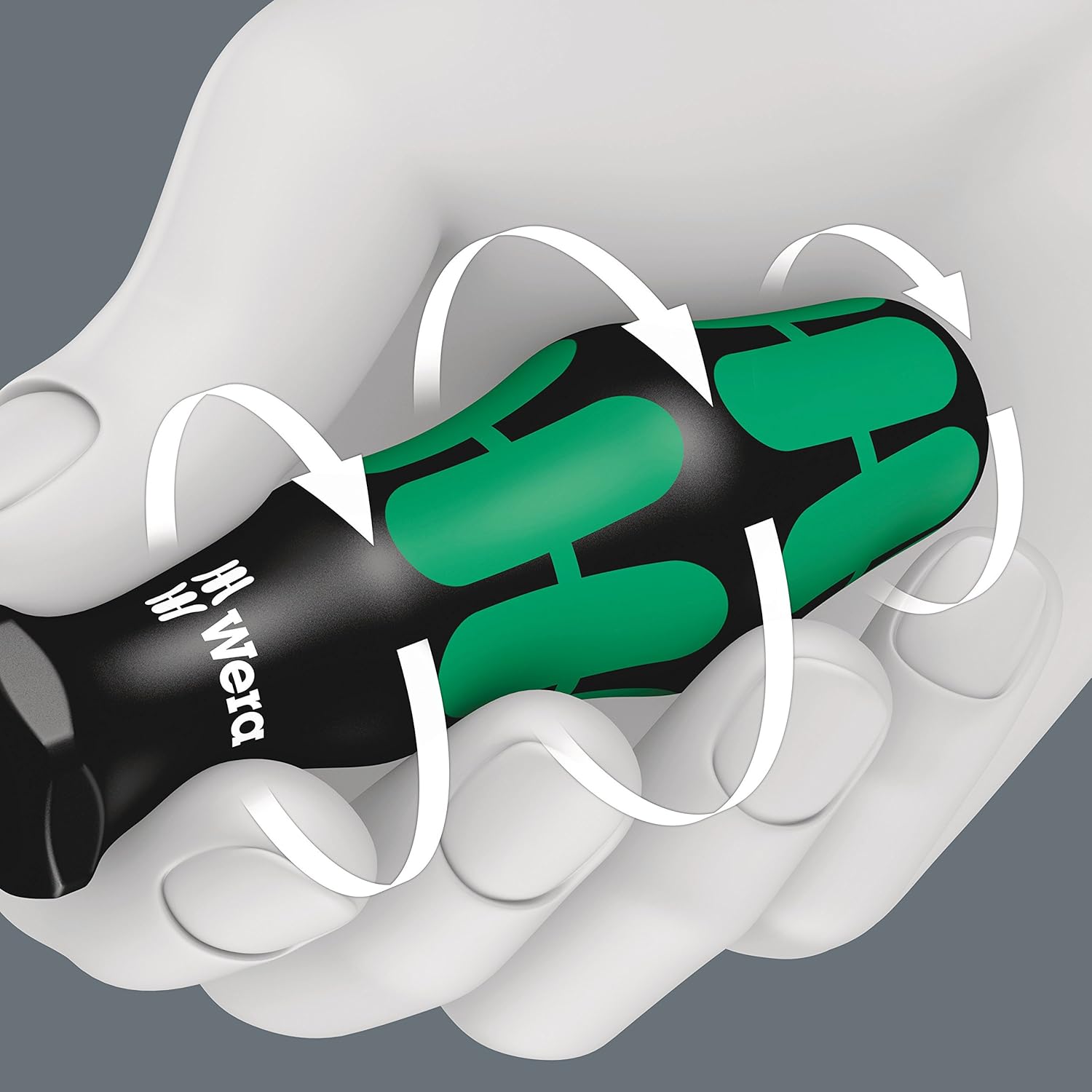 Wera 335/350/355/6 Screwdriver Set - Kraftform Plus Lasertip, 6-Piece Tool Rack Included