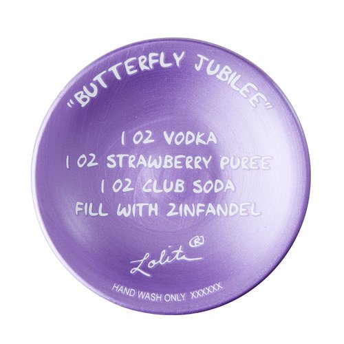 Enesco Designs by Lolita Butterfly Jubilee Hand-Painted Artisan Wine Glass, 15 Ounce, Multicolor