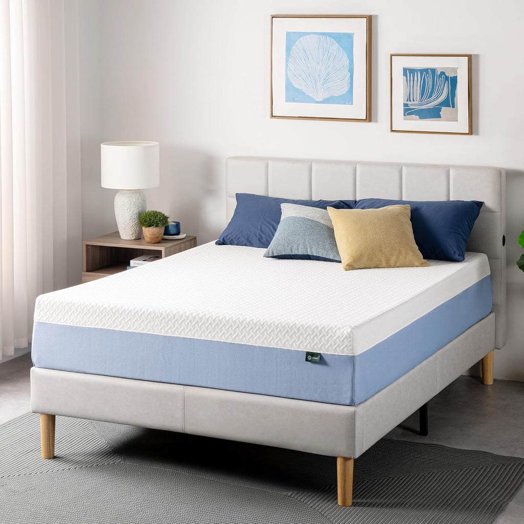 Zinus 12 Inch King Cooling Memory Foam Mattress - Medium Feel, Breathable Layers, Fiberglass Free, Certified Safe