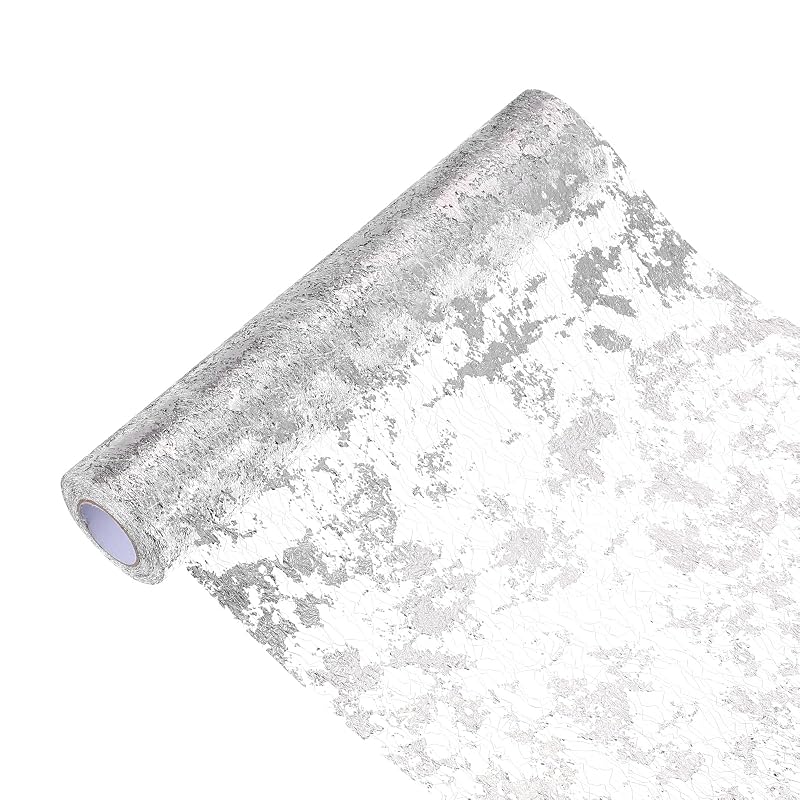 49 ft Silver Sequin Table Runner - 11 x 591