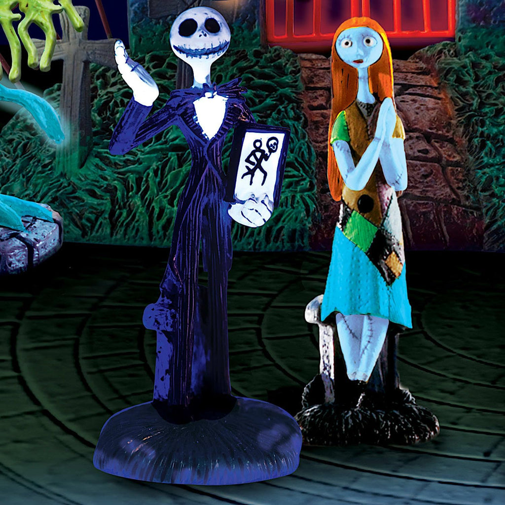 Regine Switzerland Black Light Village Set - The Nightmare Before Christmas Theme