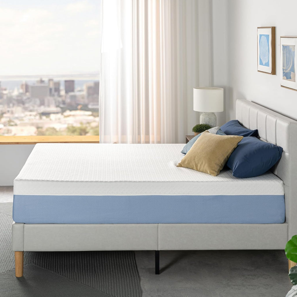 Zinus 12 Inch King Cooling Memory Foam Mattress - Medium Feel, Breathable Layers, Fiberglass Free, Certified Safe