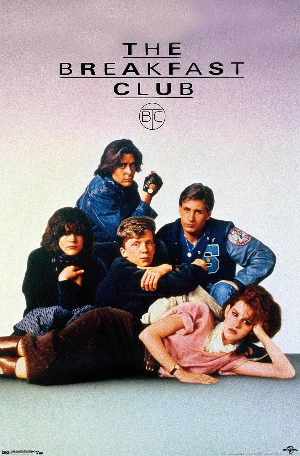 Trends International The Breakfast Club Wall Poster - Unframed, 22.375" x 34" Size