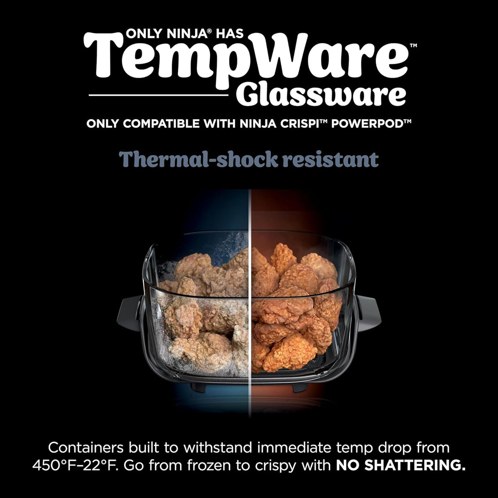Ninja 4-QT CleanCrisp™ Glassware Container - Microwave & Dishwasher Safe, PFAS Free