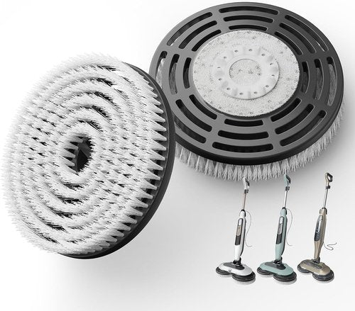 AIR U+ Steam Mop Replacement Brush Pads - Upgraded Design for Shark S8201/S8001/S7201/S7000 (2 Count)