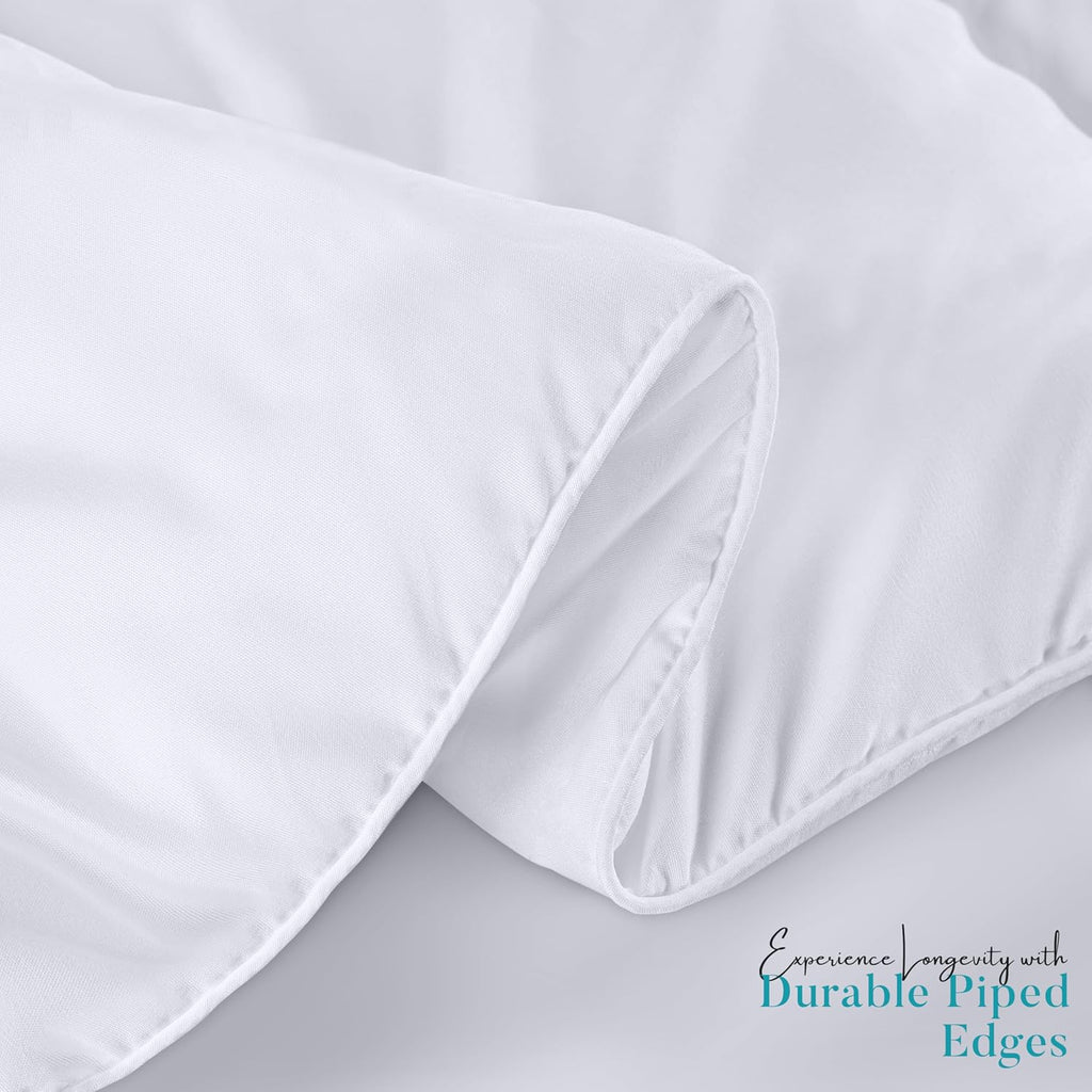 Utopia Bedding King Comforter - Quilted White Duvet Insert with Corner Tabs | 90 x 102 Inches