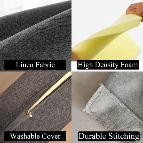 Barpoullar Bed Gap Filler for Headboard Space Filler Bed Crack Pillow Stopper Wall Side Mattress Extender Memory Foam Mattress Gap Filler King Bed 79x4x6 Inches