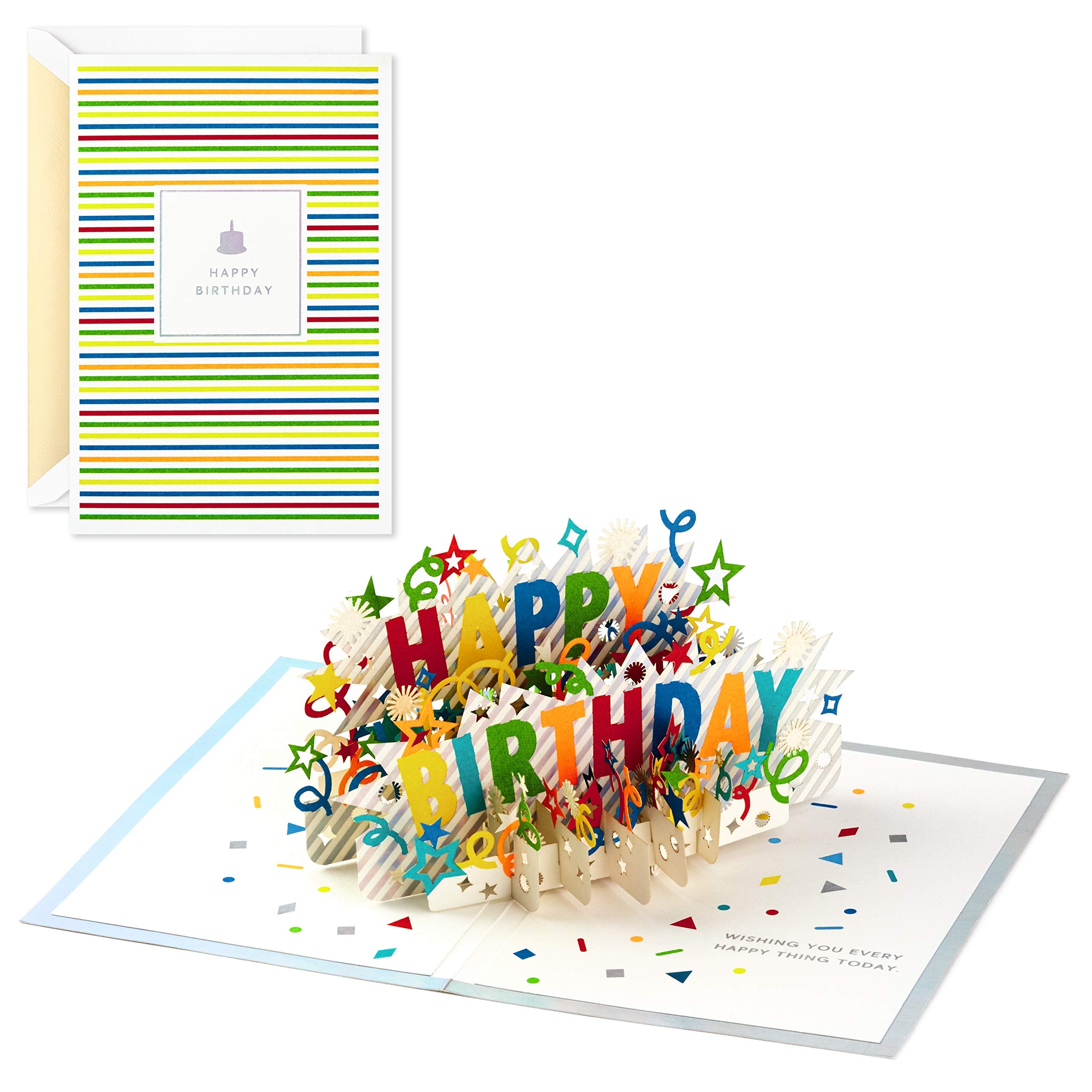 Hallmark Signature Paper Wonder Pop Up Birthday Card (Happy Birthday)