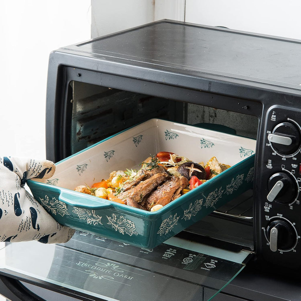 Wisenvoy Casserole Dish - Ceramic Lasagna Pan Bakeware Set | 13x9 Inch Baking Dish