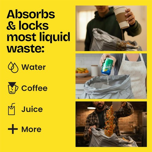 Glad ForceFlex MaxStrength Trash Bags - 13 Gallon, Fresh Air Scent, 90 Count | LeakGuard Technology