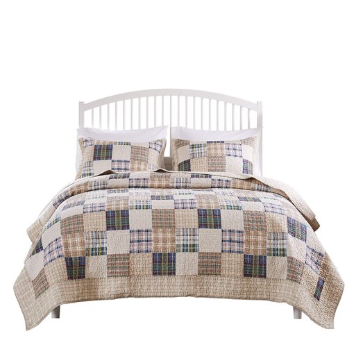 Greenland Home 2-Piece Oxford Quilt Set, Twin, Multicolor
