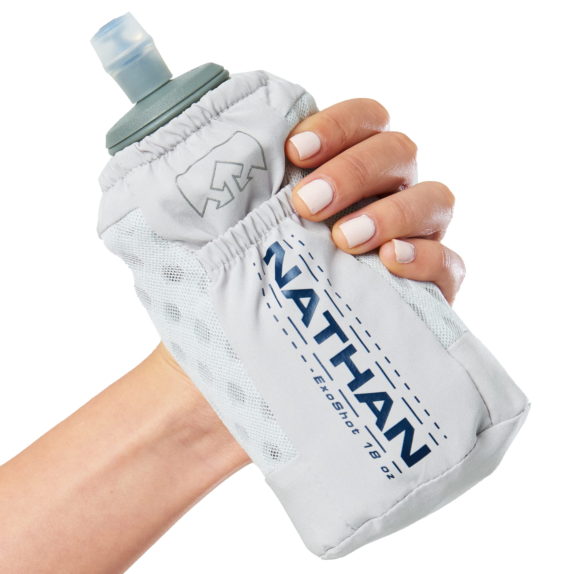 Nathan ExoDraw & ExoShot 2.0, Handheld Running Water Bottle for Marathons, Hiking, Ultra Running & Outdoor Activity
