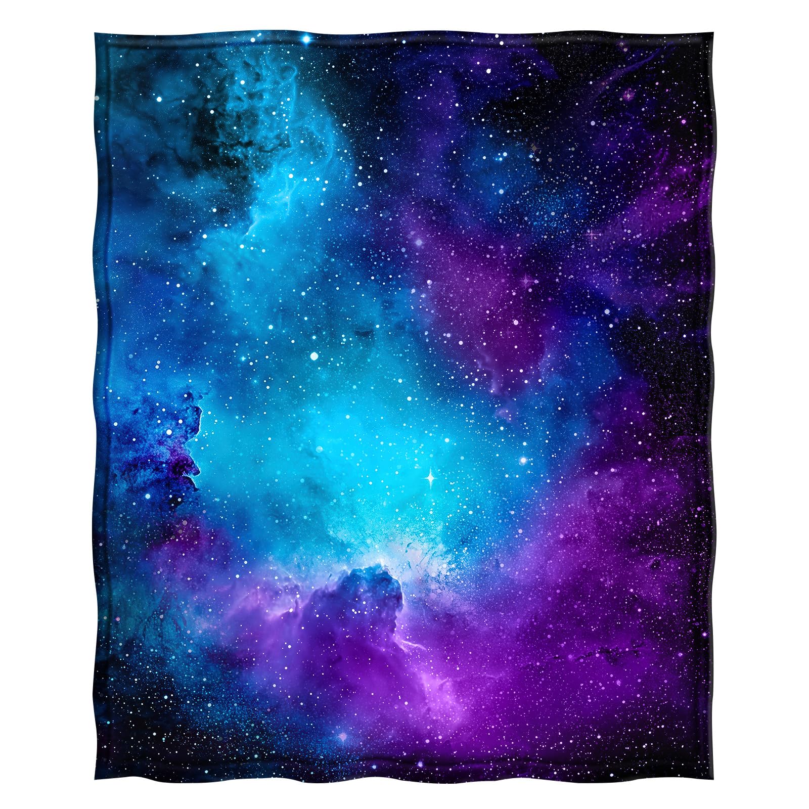 Levens Space Galaxy Blanket Gifts for Kids Adults, 60"x80" Space Blanket Science Fiction Print Birthday Christmas Spaces Themed Gifts for Women Girls Boys, Soft Cozy Flannel Galaxy Room Decor Throw