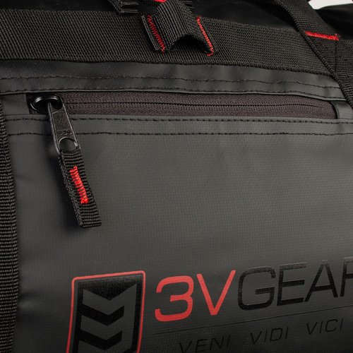 3VGEAR Smuggler Adventure Duffel Bag, 85L - Duffel Bag for Travel, Gym and Sports, Backpack, Handle Carry, Large D-Shaped Opening, Removable Straps - 85 Liters