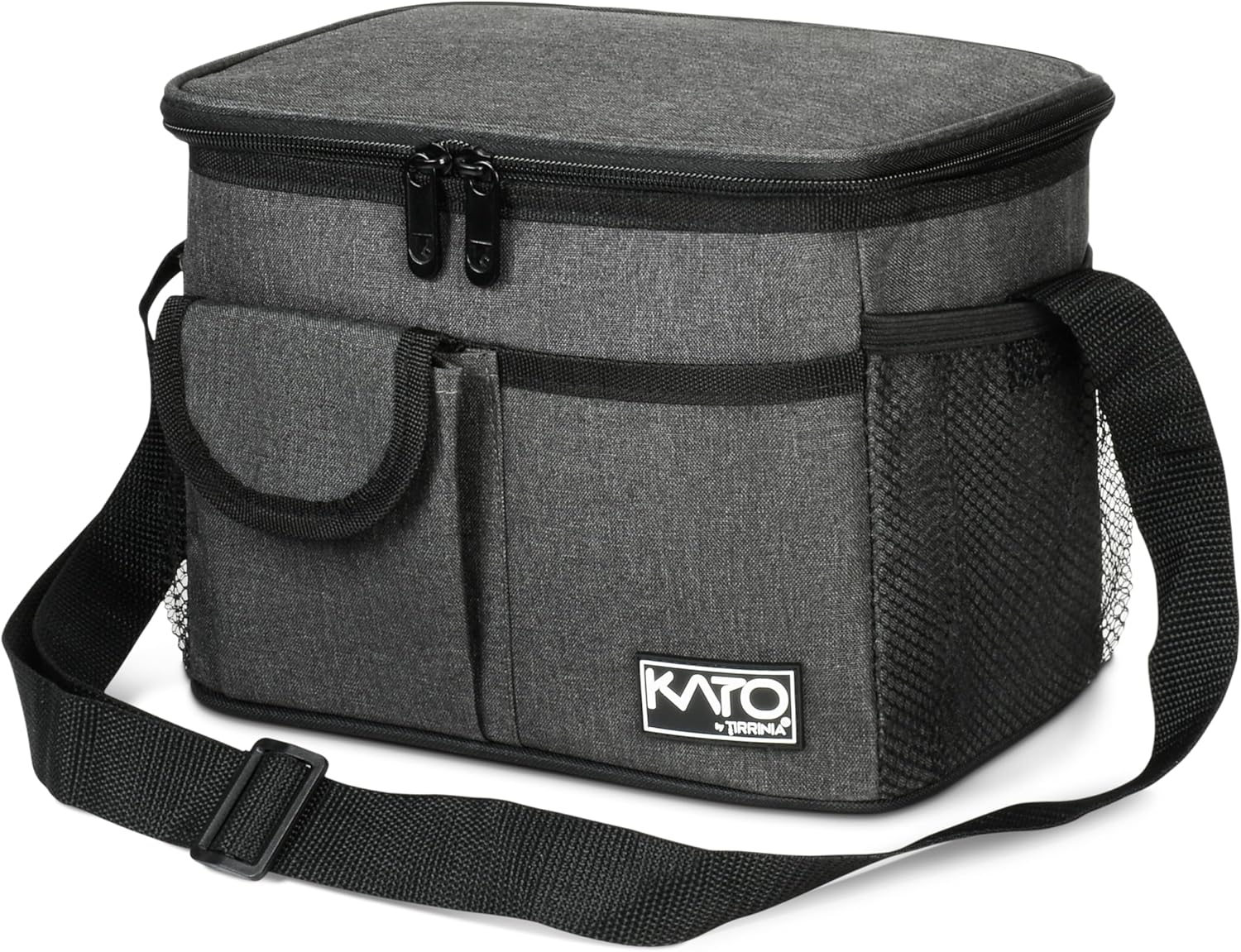 Tirrinia Insulated Lunch Bag - Leakproof Soft Cooler for Work, School & Picnics | Charcoal Color