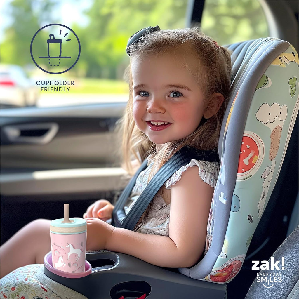 Zak Designs Bluey Kelso Toddler Cups - 12oz Vacuum Insulated Stainless Steel Sippy Cup | Leak-Proof Design for Kids