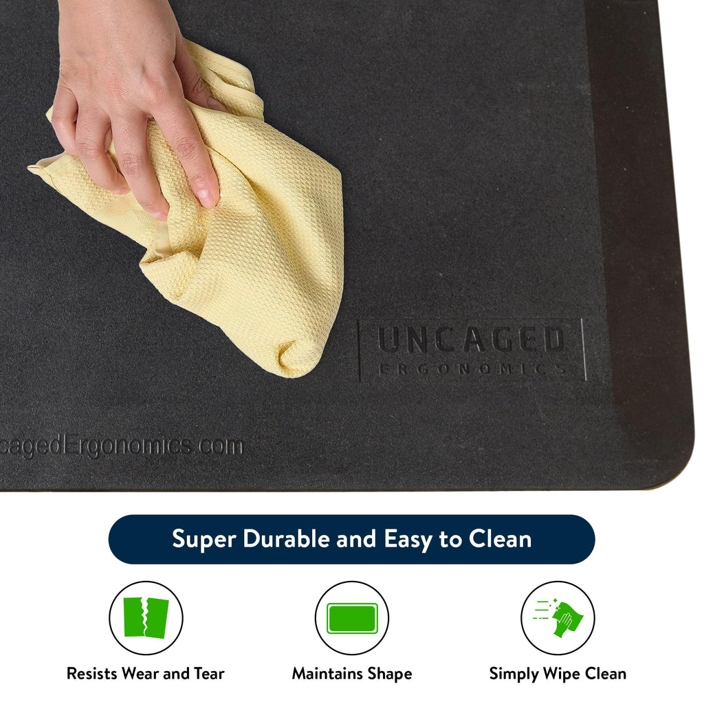 Anti Fatigue Mat Standing Desk 20x34, Non-Slip Standing Mat for Kitchen Floor, Home and Office, Thick Ergonomic Supportive All Day Padded Foam Rugs