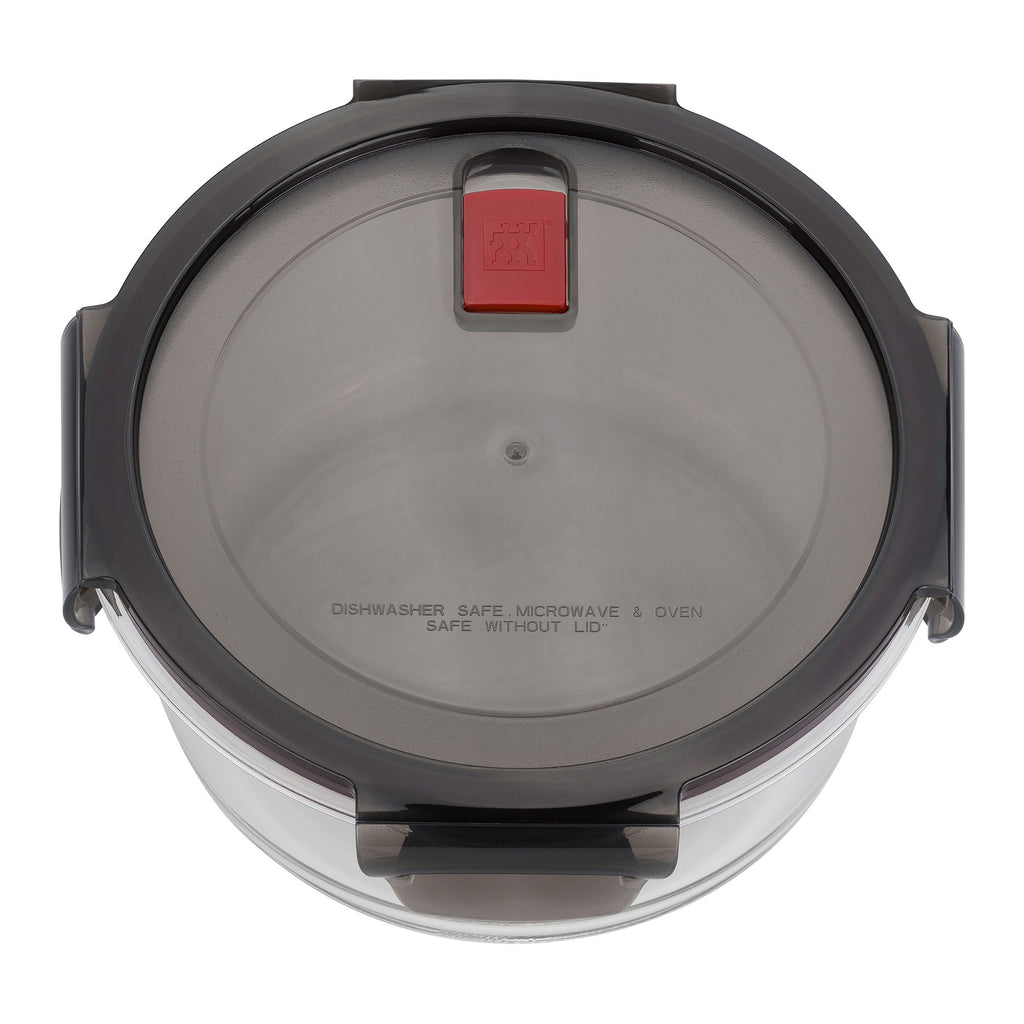 ZWILLING Gusto 1.37-Qt. Round Food Storage Container, 1300ml, Glass