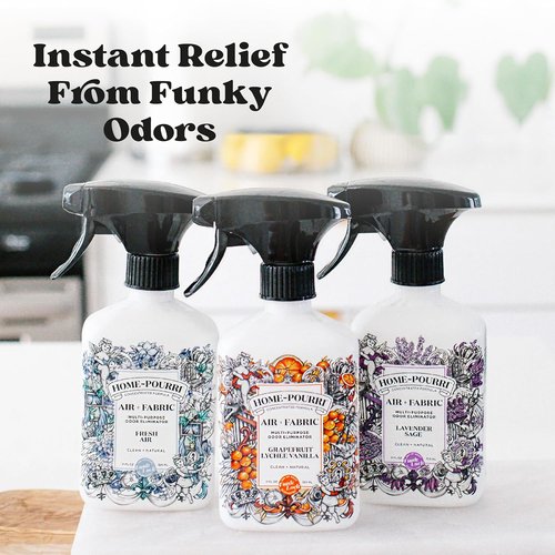 Home-Pourri Air + Fabric Odor Freshener Spray - 11 Fl Oz | Fresh Air Scent for Carpets, Couches & Bedding
