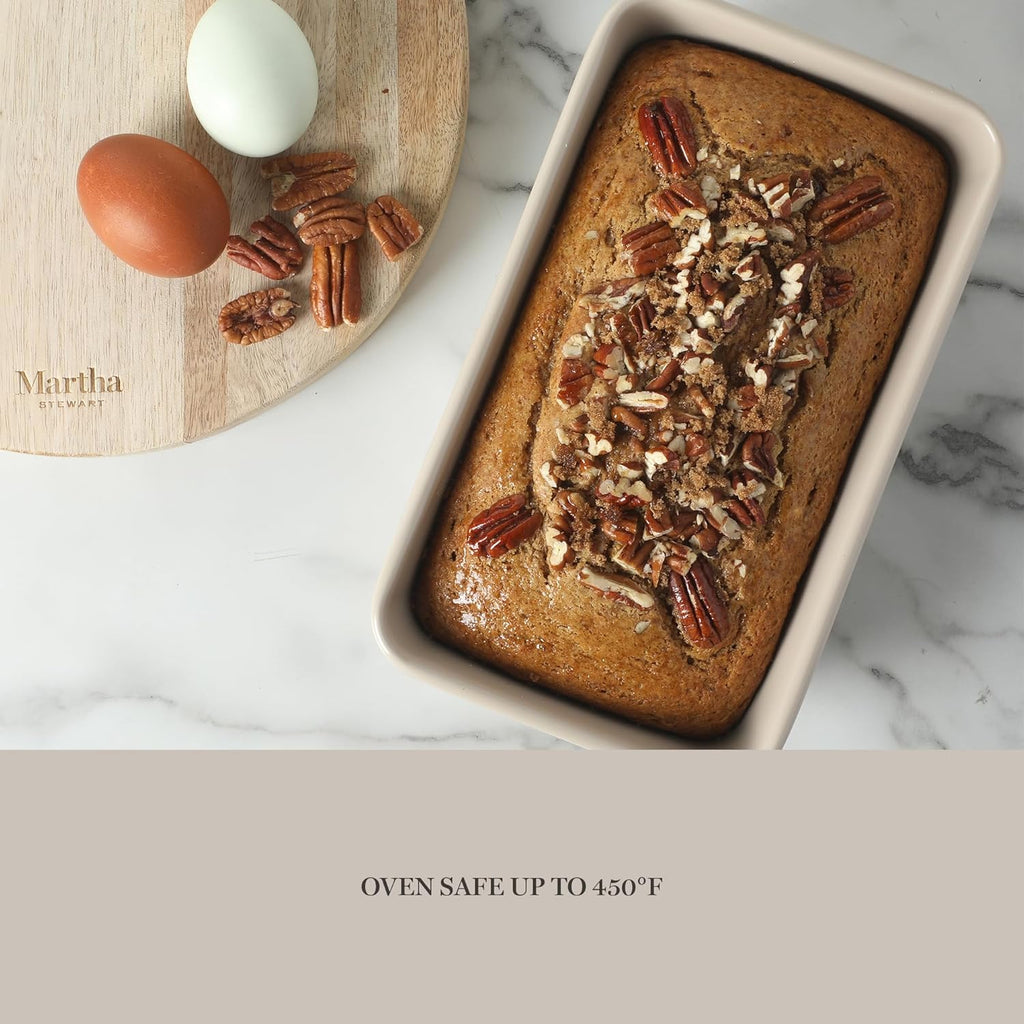 Martha Stewart Gallen 10-Piece Non-Stick Bakeware Set | Ceramic, PFA-Free, Non-Toxic - Taupe