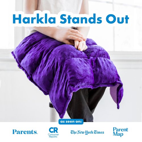 Harkla Weighted Lap Pad for Kids (Lavender)