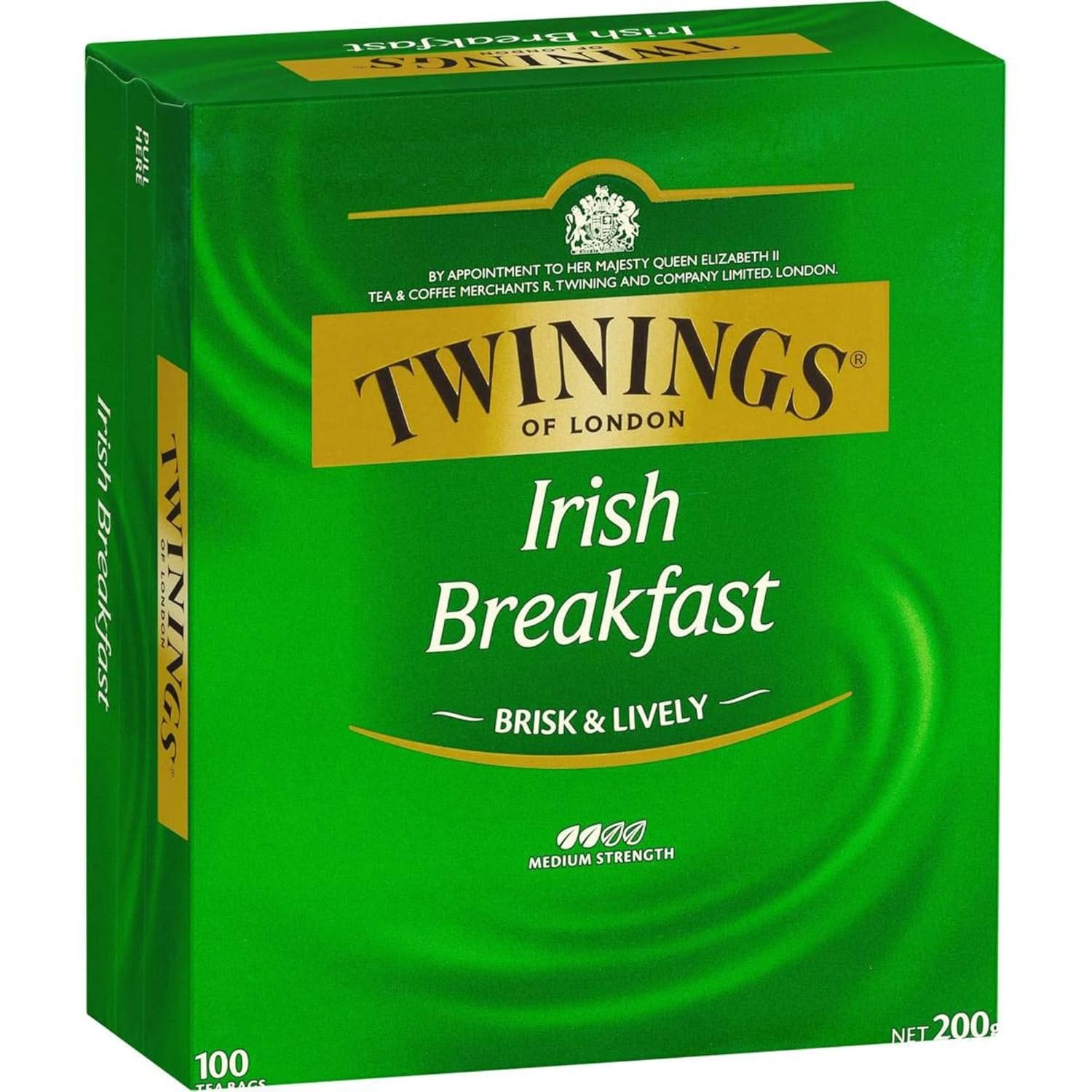Twinings Irish Breakfast Tea Bags - Classic Flavor, 100 Count Pack for Energizing Mornings