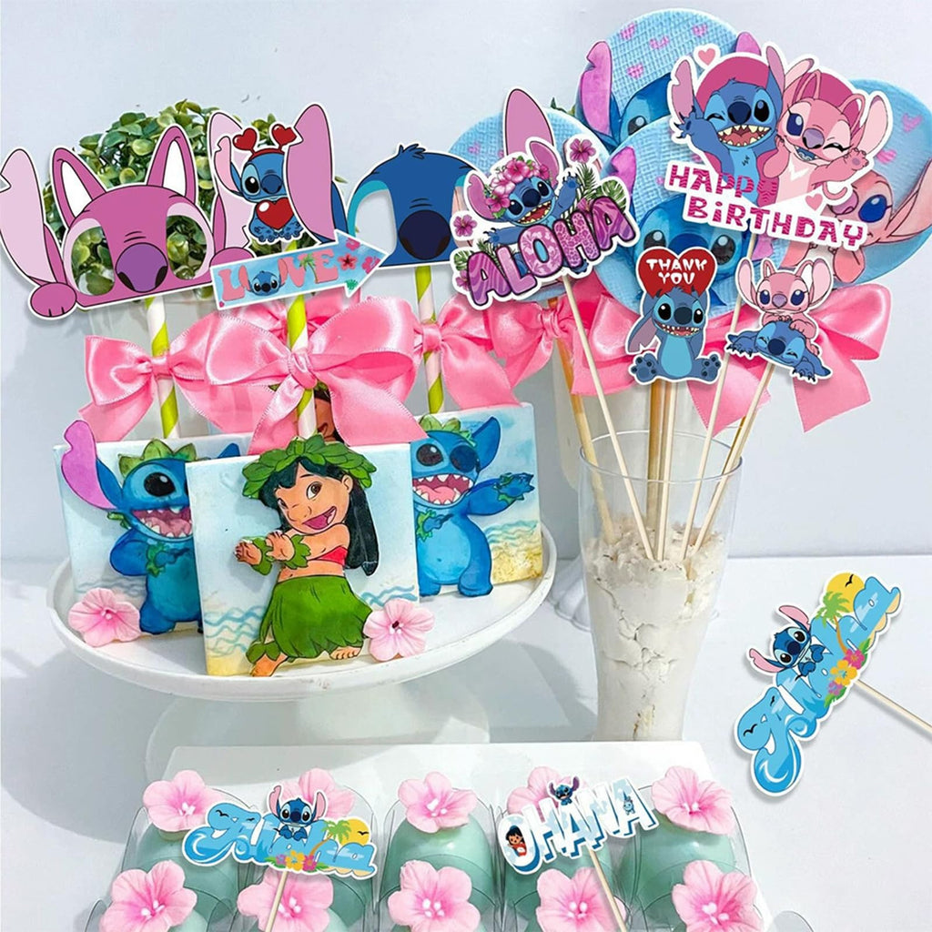 22 Pcs Party Decorations, Cute Photo Booth Props, Cartoon Party Supplies for Girls and Boys, Birthday Party Celebration Decoration Photography Props