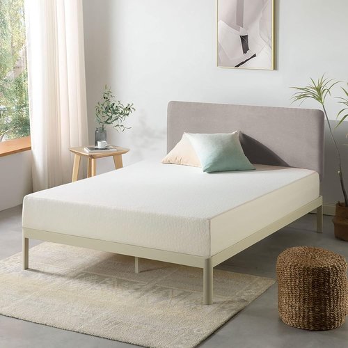 Best Price Mattress 8-Inch Twin Mattress - Green Tea Memory Foam Bed-In-A-Box, White