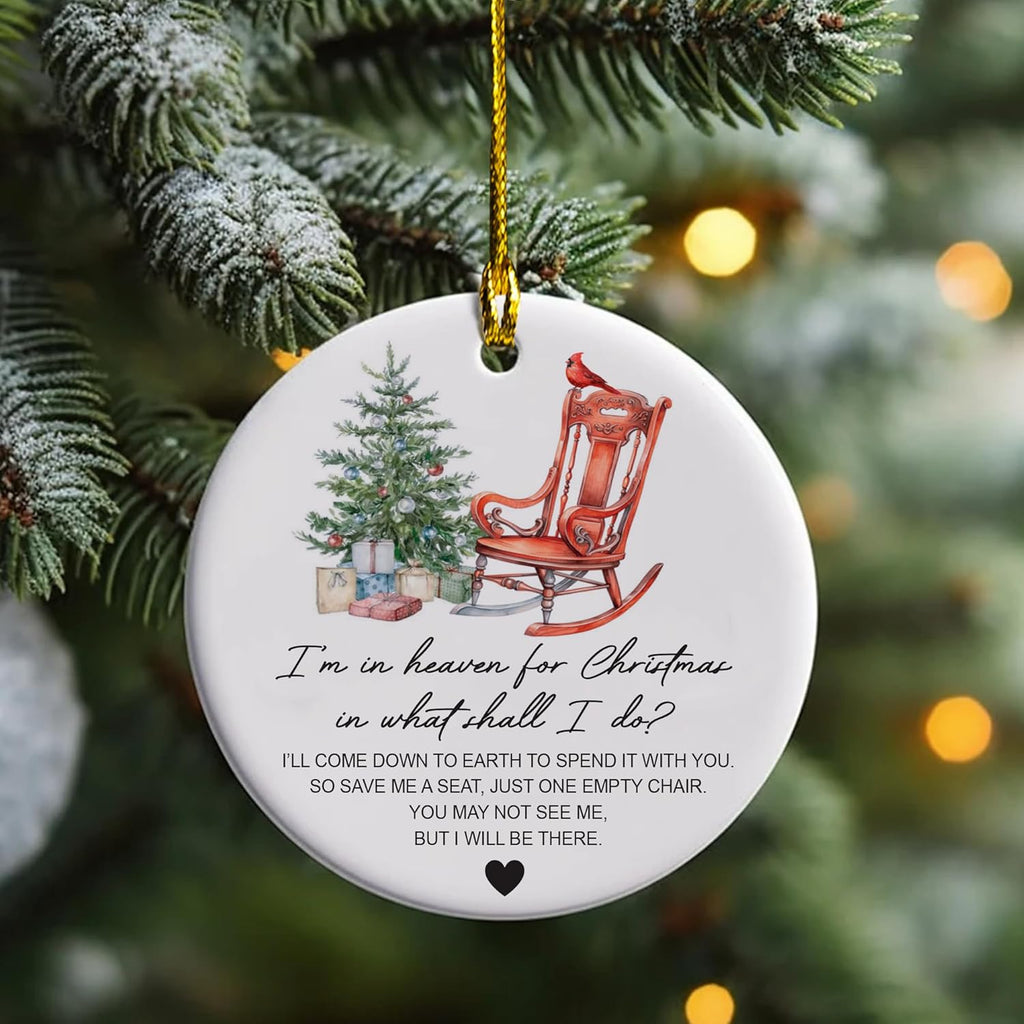Regine Switzerland Memorial Ornaments - Heartfelt Remembrance Gifts for Loved Ones | Christmas in Heaven Design