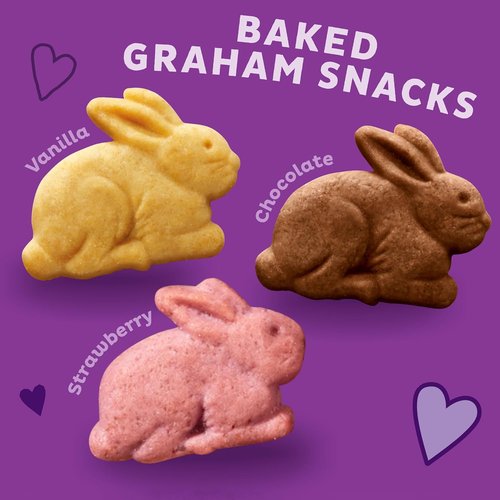 Annie's Organic Bunny Grahams - Neapolitan Flavor Snack - 7.5 oz for Kids & Adults