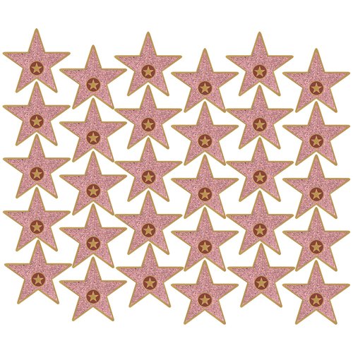 Beistle Mini “Star” Cutouts – 30-Count Double-Sided Cardstock Stars for Awards Night & Hollywood VIP Theme Parties – Customizable – Celebrity Event Decorations, 5"