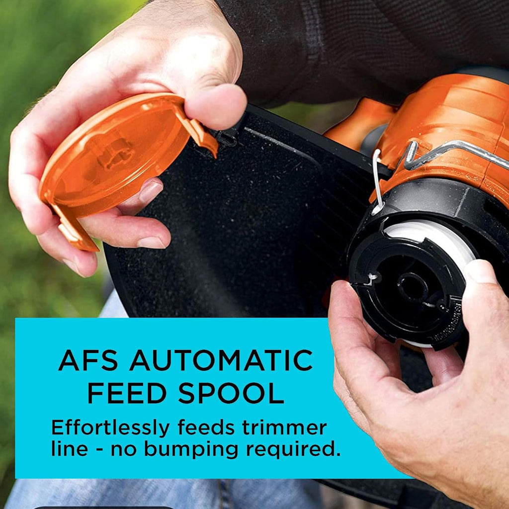 Black+Decker Weed Eater String Trimmer Line Replacement Spool - Autofeed 30 ft, 0.065-Inch, 2-Pack