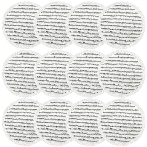 12 Pack S7001 Pads Replacement Steam Mop Pads for Shark S7001 S8201 S7000AMZ S8001 S7000 S7001TGT S7005 S7020 Series Steam Mop Pads,Steam & Scrub All-in-One Scrubbing Mop Pads,Compare Part #:XKITP7000