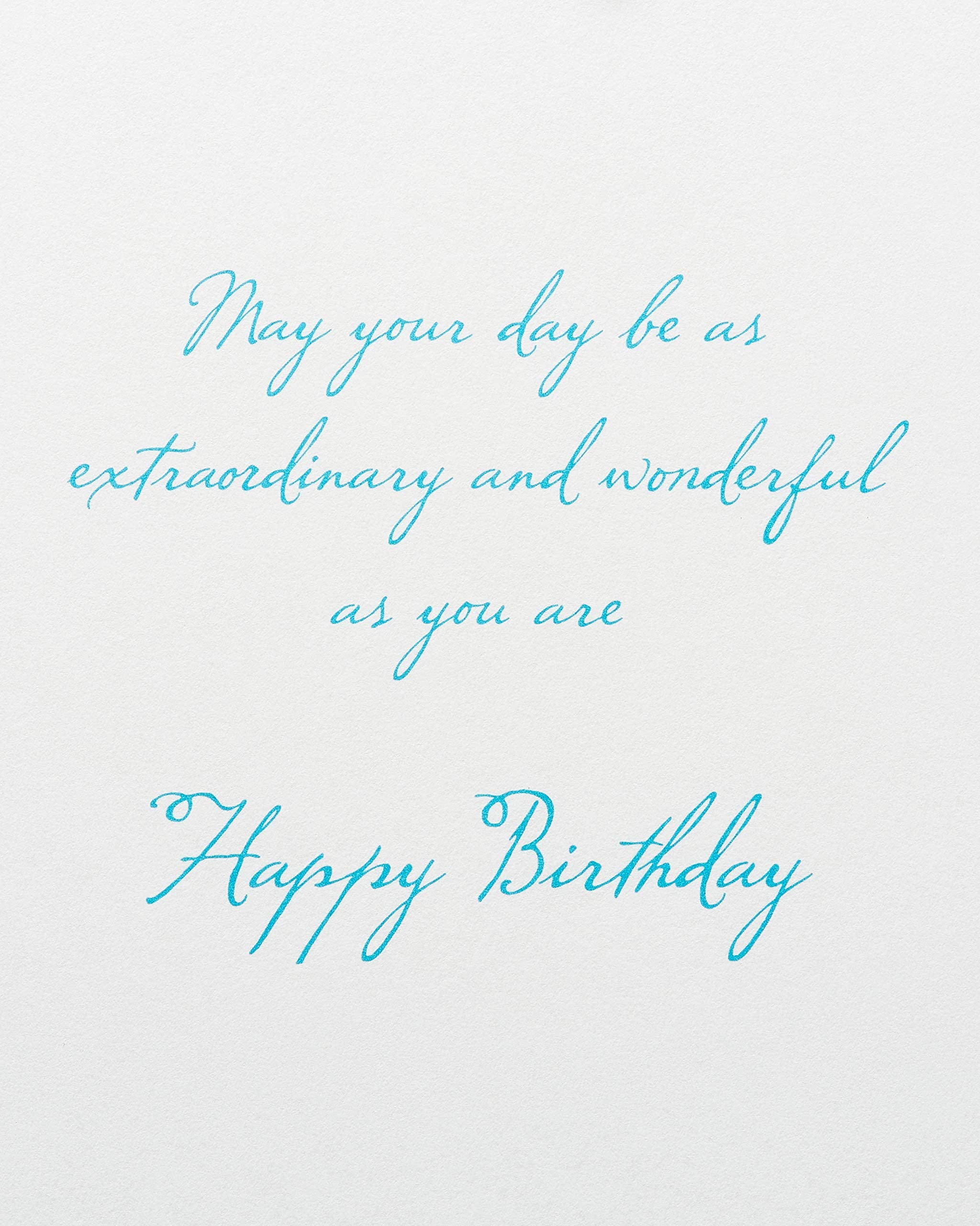 Papyrus Birthday Card (Extraordinary and Wonderful)